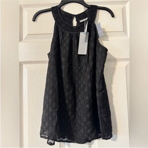 Daniel Rainn Charlotte Crochet Detail Sleeveless Blouse